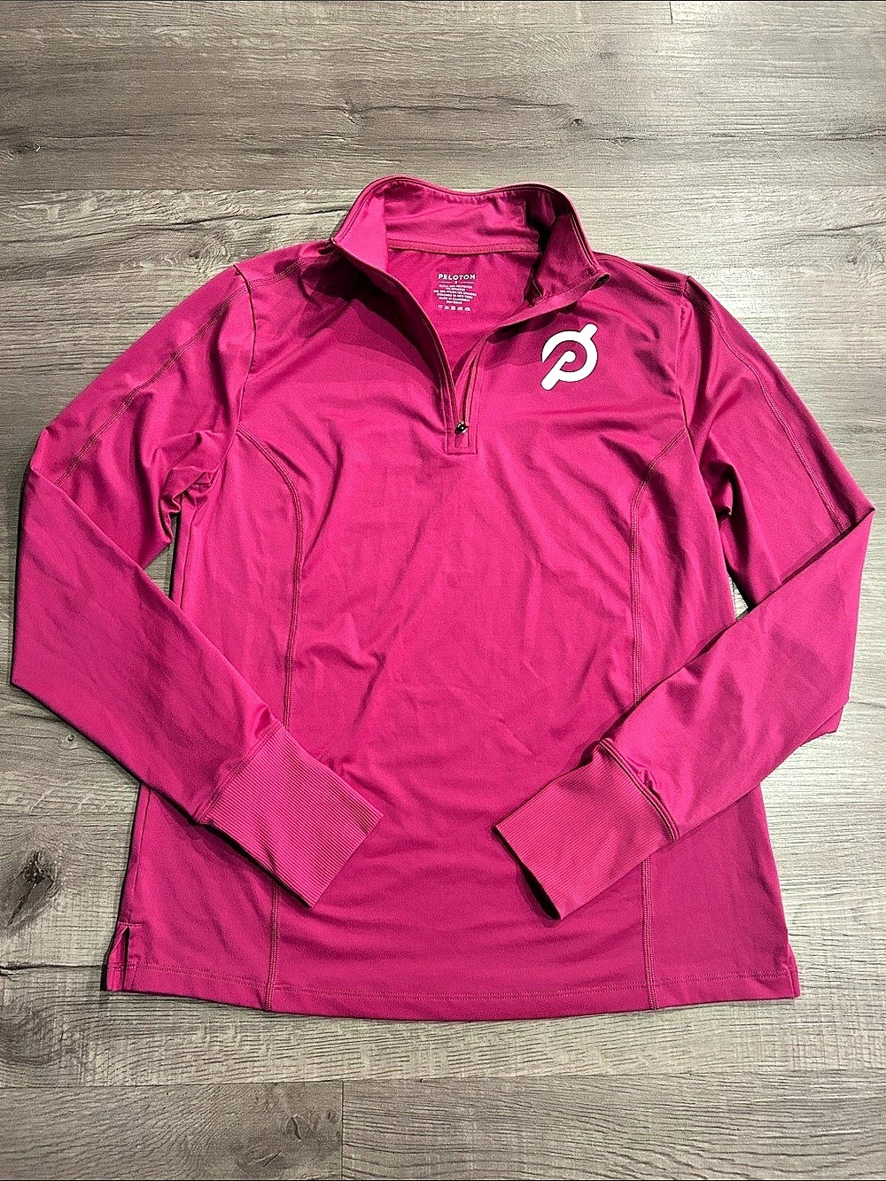 PELOTON | Women's Pink Quarter-Zip Pullover